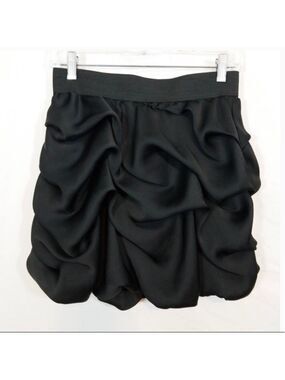 THREE pink hearts trixi black mini skirt